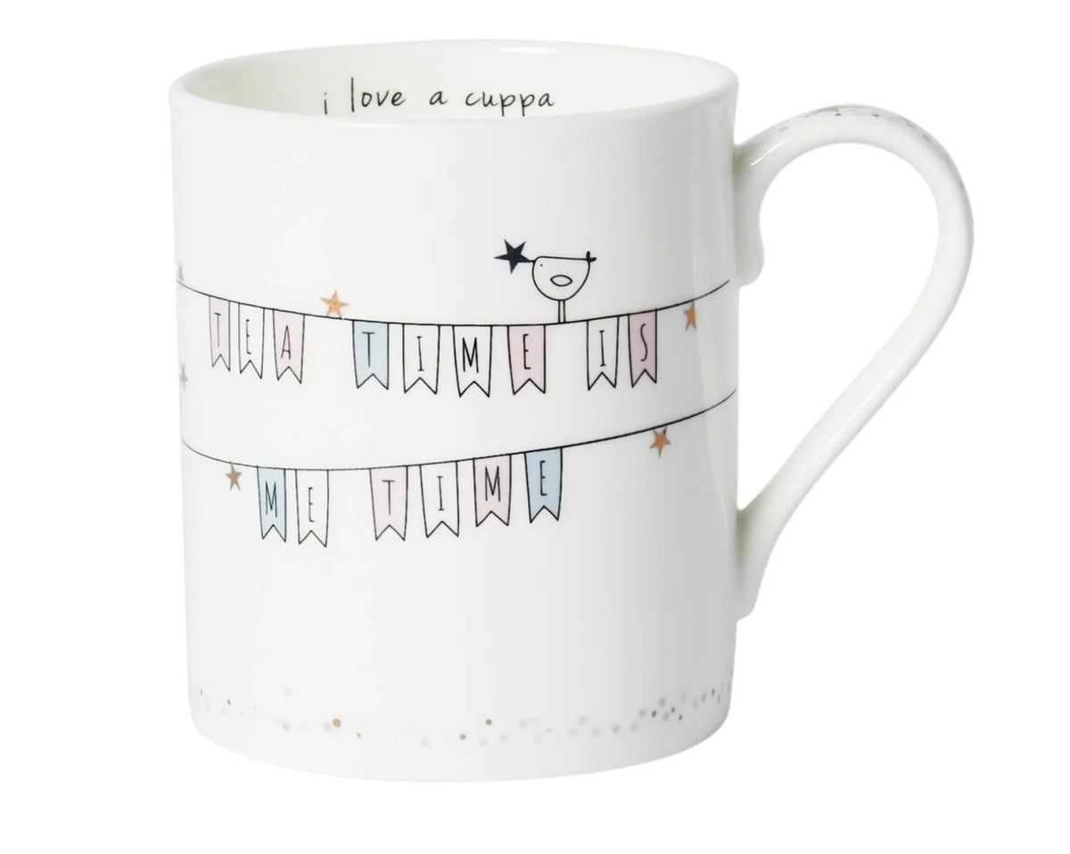 Belly Button Designs Fine Bone China Mug Tea Time