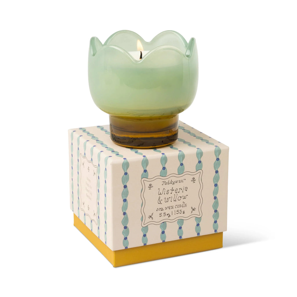 Paddywax Wisteria And Willow Tulip Soy Candle