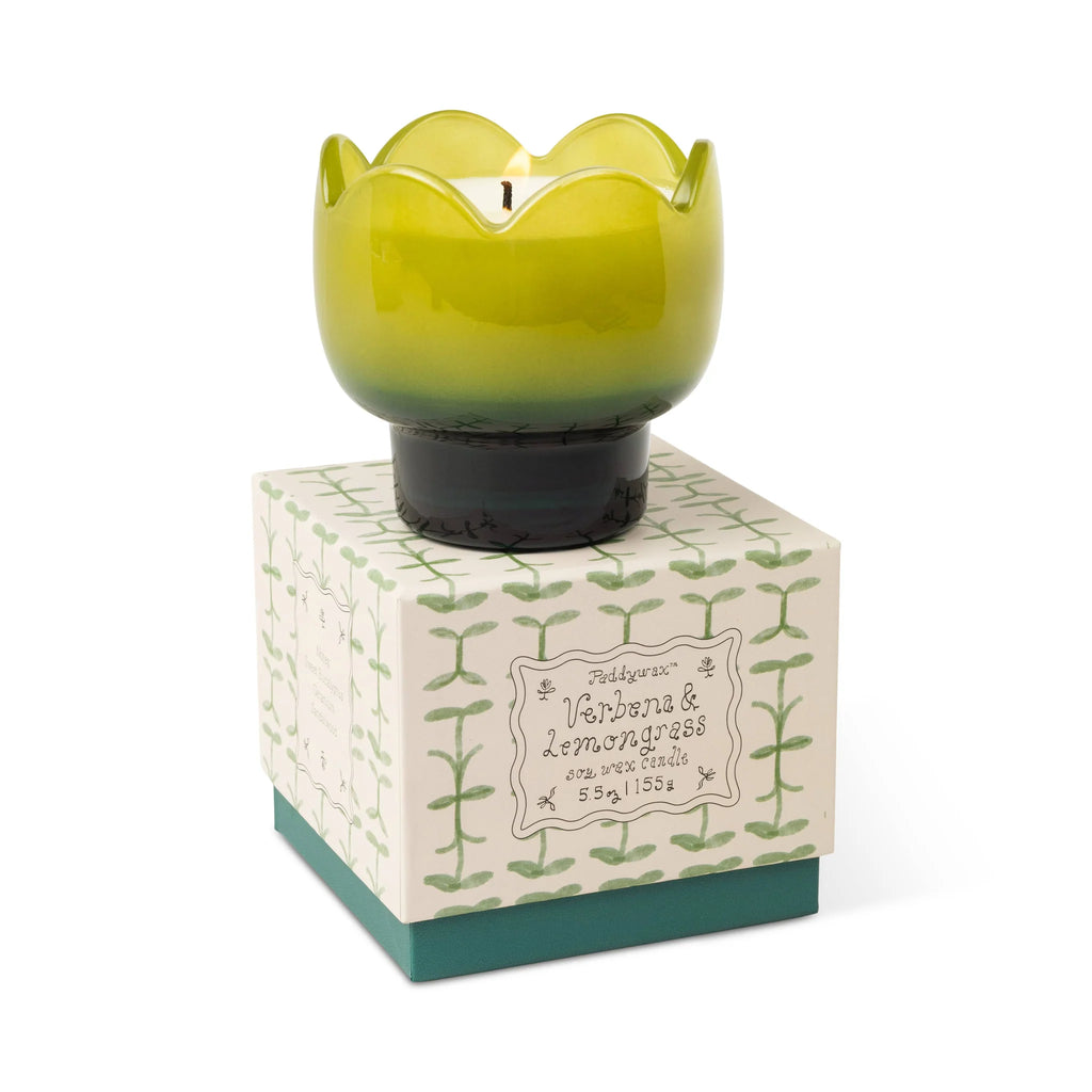 Paddywax Verbena And Lemongrass Tulip Soy Candle