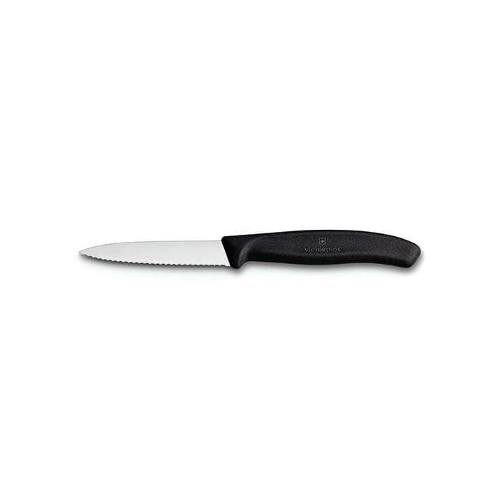 Victorinox Swiss Classic Paring Serrated Knife Black 8cm