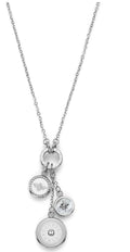 Olivia Burton Signature Bee And North Star Silver Tone Charm Necklace