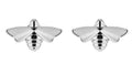 Olivia Burton Signature Honey Bee Silver Tone Stud Earrings