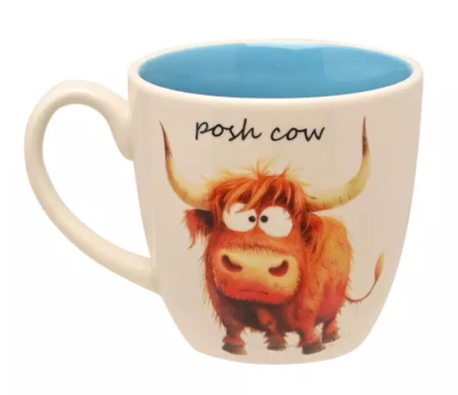 Funny Farm Posh Cow Mug