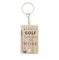 Golf Wooden Keyring
