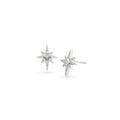 Kit Heath Céleste North Star Stud Earrings Silver