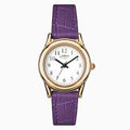 Ladies Limit Watch Gold Case and PU Strap with White Dial