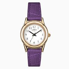 Ladies Limit Watch Gold Case and PU Strap with White Dial