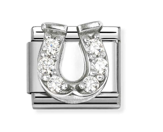 Nomination Classic Symbols Sparkling Horseshoe Charm 330304/51