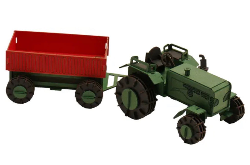 Create Your Own Tractor 3D Paper Kit