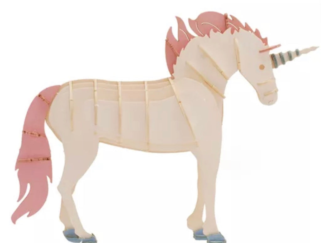 Create Your Own Unicorn 3D Paper Kit