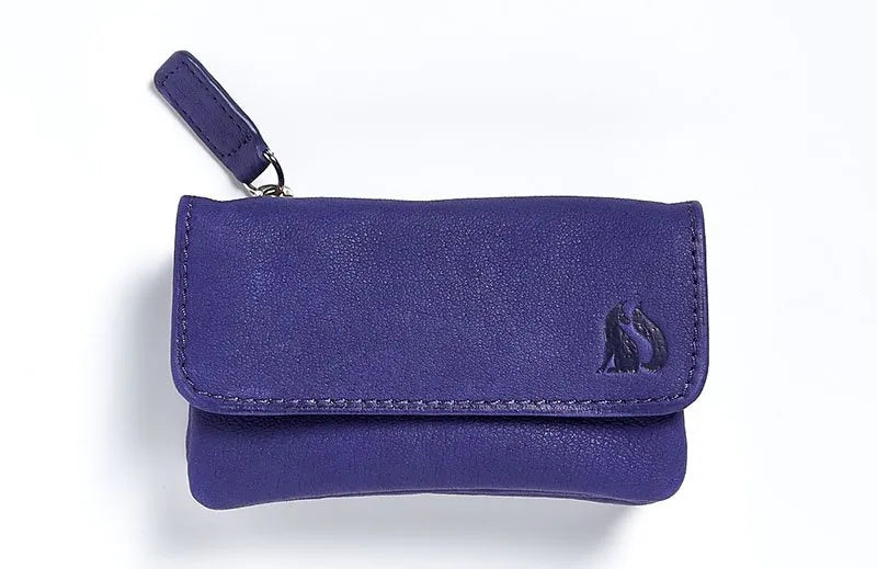 Foxfield Eskdale Leather Coin Purse Damson