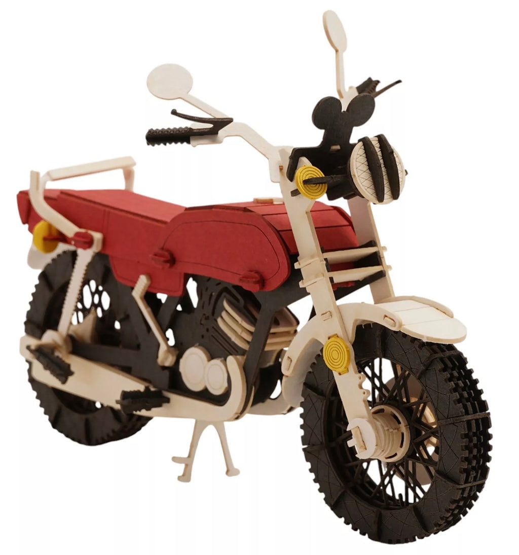 Create Your Own Motor Bike 3D Paper Kit