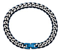 Unique And Co Blue Stainless Steel Mens Bracelet LAB-158/19cm
