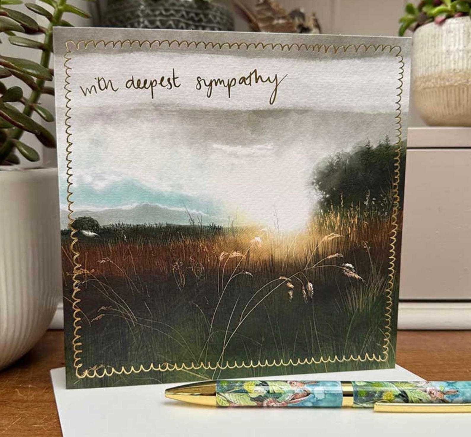 Alex Clark Evening Light Sympathy Card