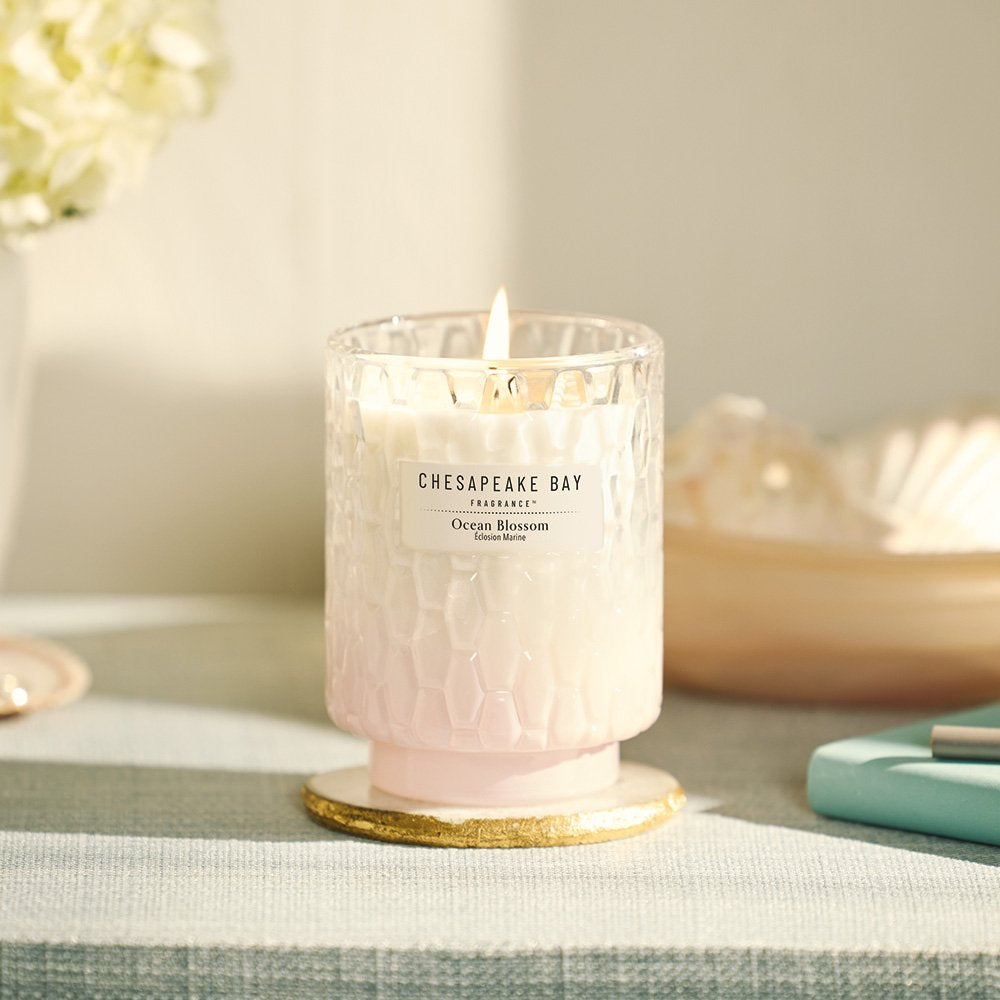 Chesapeake Bay Ocean Blossom Medium Candle
