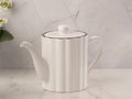 Style Sisters White Ribbed 800ml Teapot