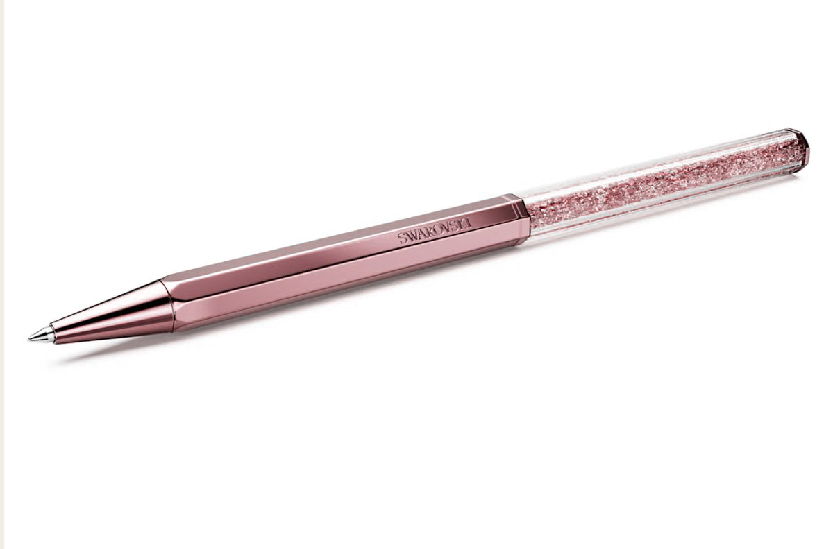 Swarovski Crystalline Ballpoint Octagon Shape Pink lacquered