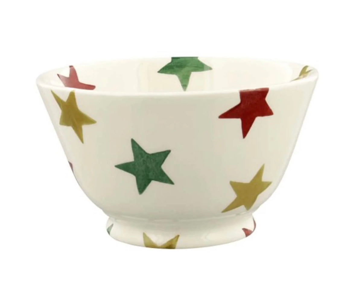 Emma Bridgewater Bowl Red Green And Gold Stars Small Old