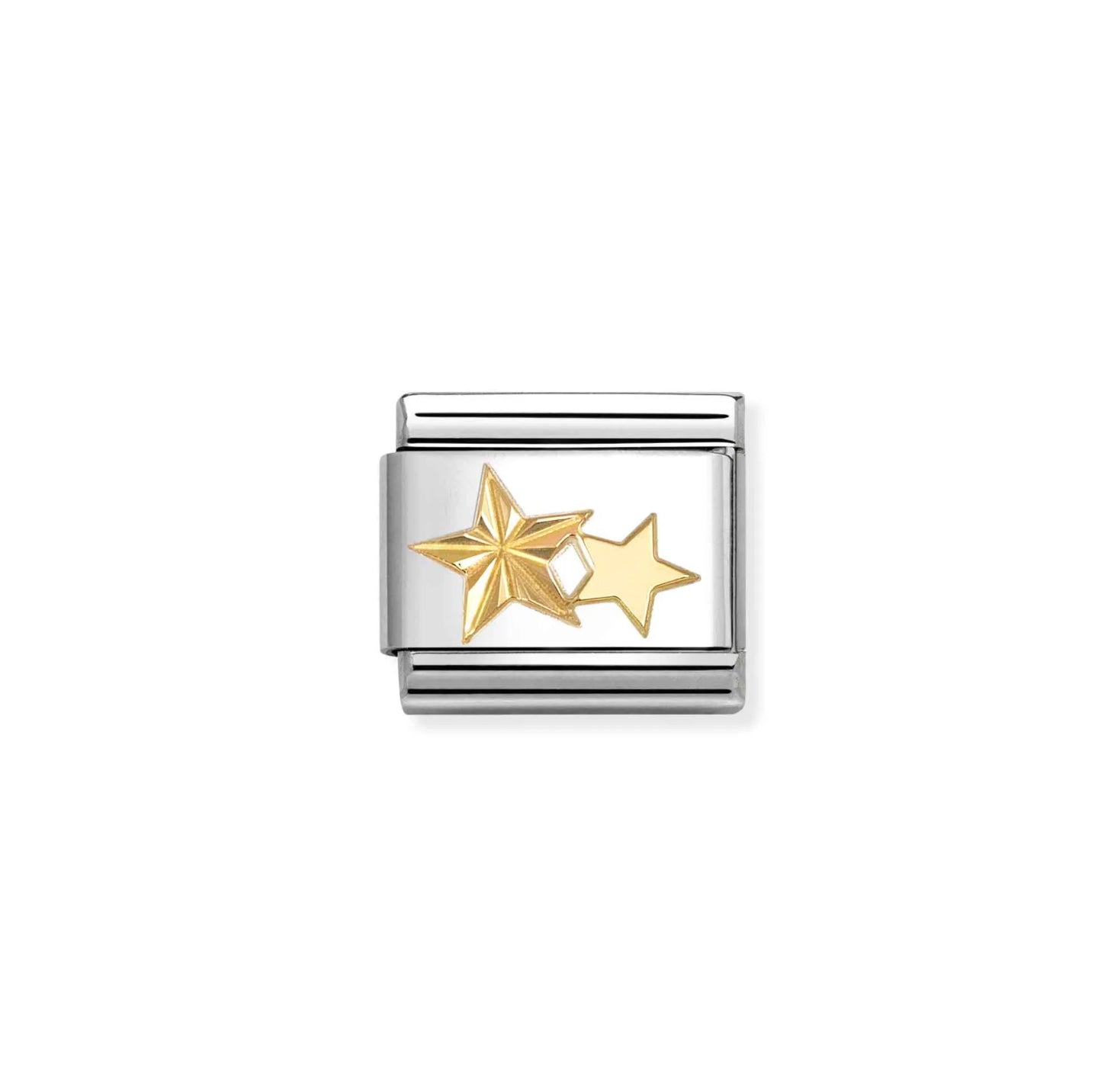 Nomination Classic Symbols Steel And 18K Gold Diamond Stars 030149/65