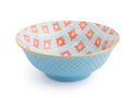 Mikasa Blue Mosaic Stoneware Ramen Bowl 21cm