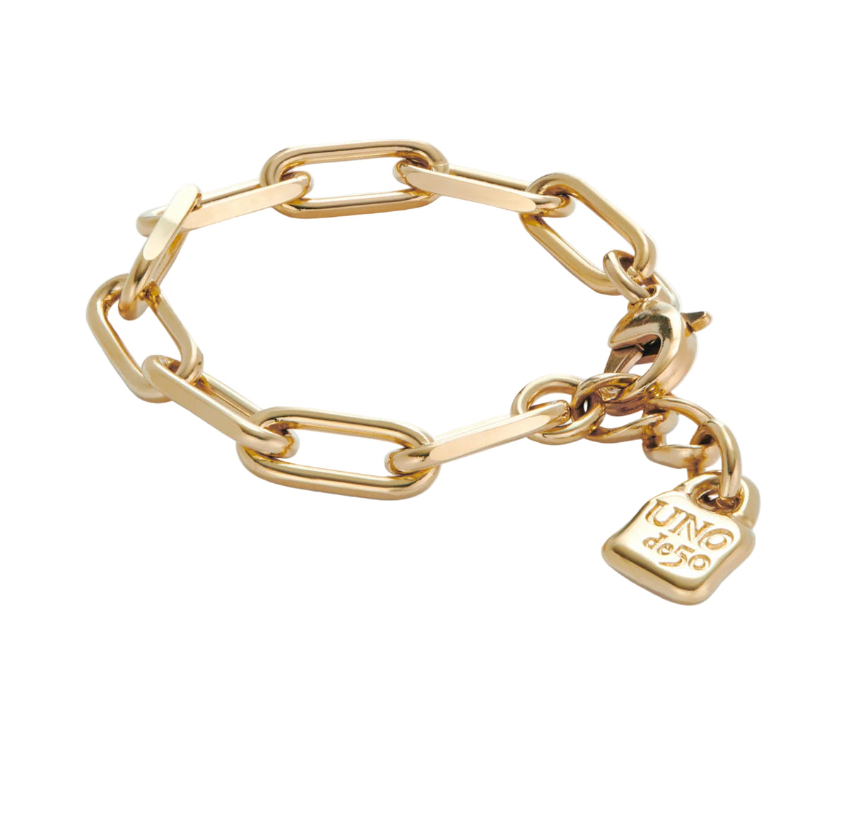UNO De 50 Ser Valiente Paper Clip Link With Padlock