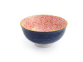 Mikasa Red and Blue Arc Stoneware Nibble Bowl 12cm