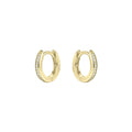 Gisser Ladies Gold Plated Allure 12mm Hoop Earrings