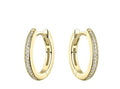 Gisser Allure Medium Hoop Earrings Silver