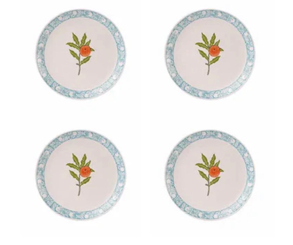 Willam Morris At Home Fruit Melamine Side Plate (Set Of 4)