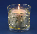 Sliver Glitter Flicker Led Candle 10cm