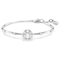 Swarovski Constella Bangle Round Cut Dancing Stone White Rhodium Plated