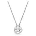 Swarovski Constella Pendant Round Cut Dancing Stone White Rhodium Plated