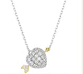 Swarovski Idyllia Pendent Mixed Cuts Heart White