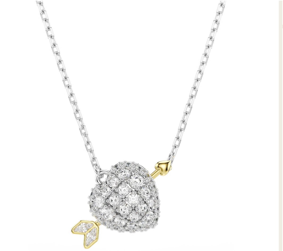 Swarovski Idyllia Pendent Mixed Cuts Heart White