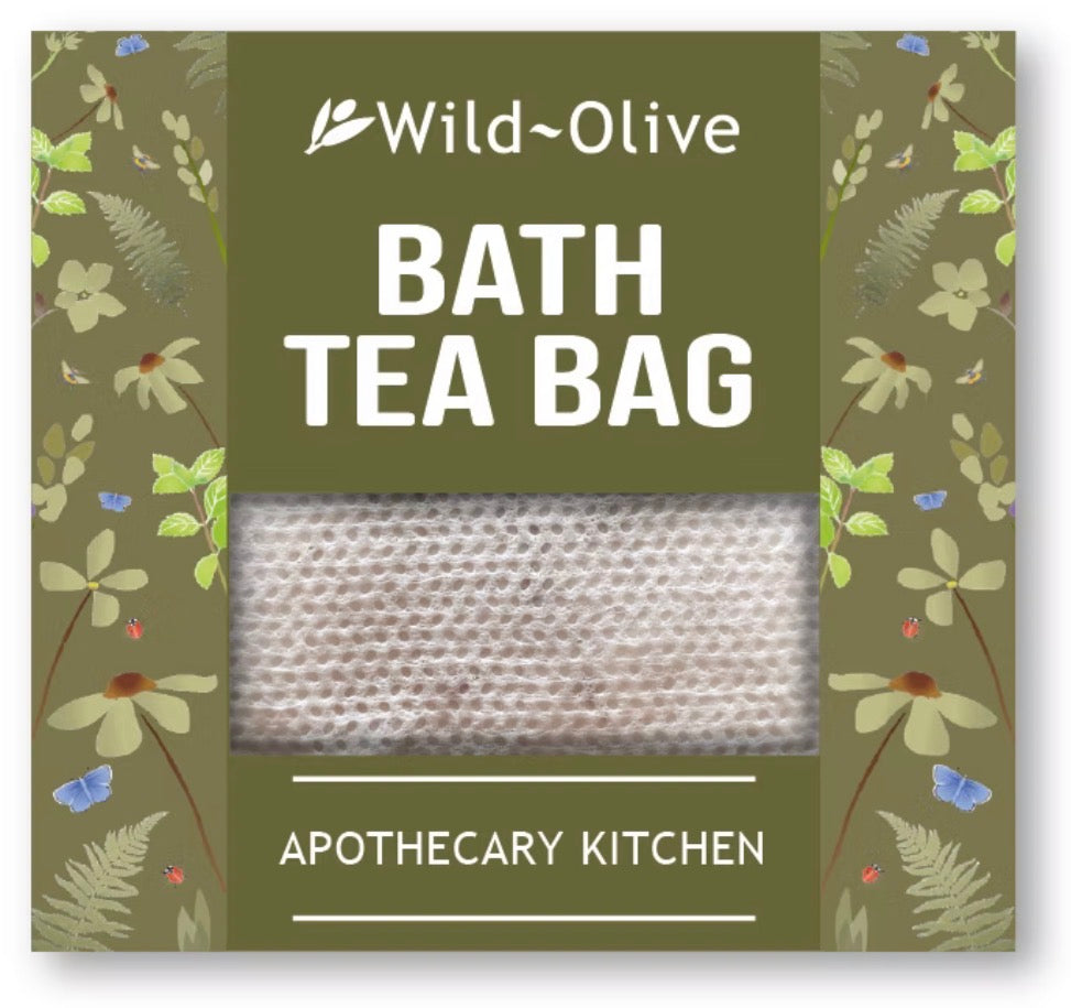 Wild Olive Bath Tea Bag Apothocary Kitchen