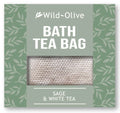Wild Olive Bath Tea Bag Sage And White Tea
