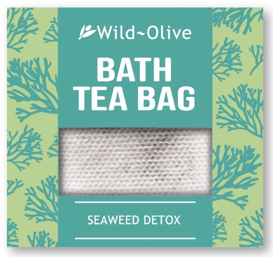 Wild Olive Bath Tea Bag Seaweed Detox