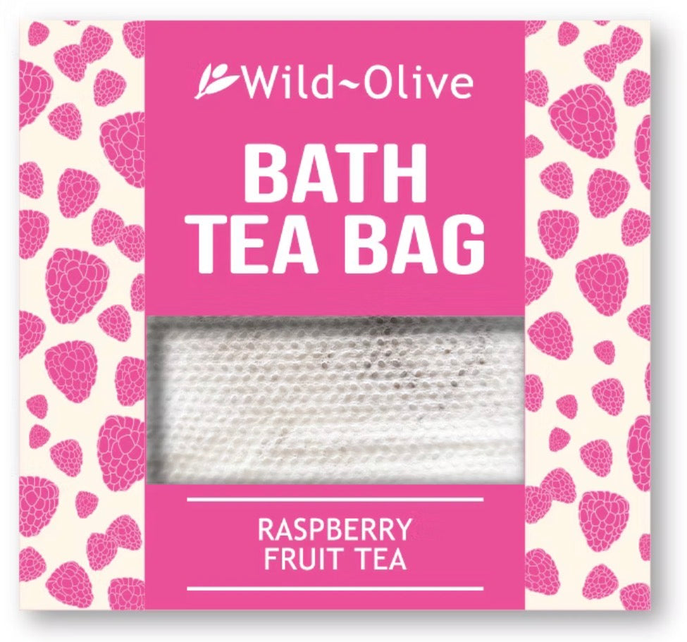 Wild Olive Bath Tea Bag Raspberry Fruit Tea