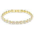 Swarovski Una Angelic Bracelet Round Cut White Gold Tone Plated