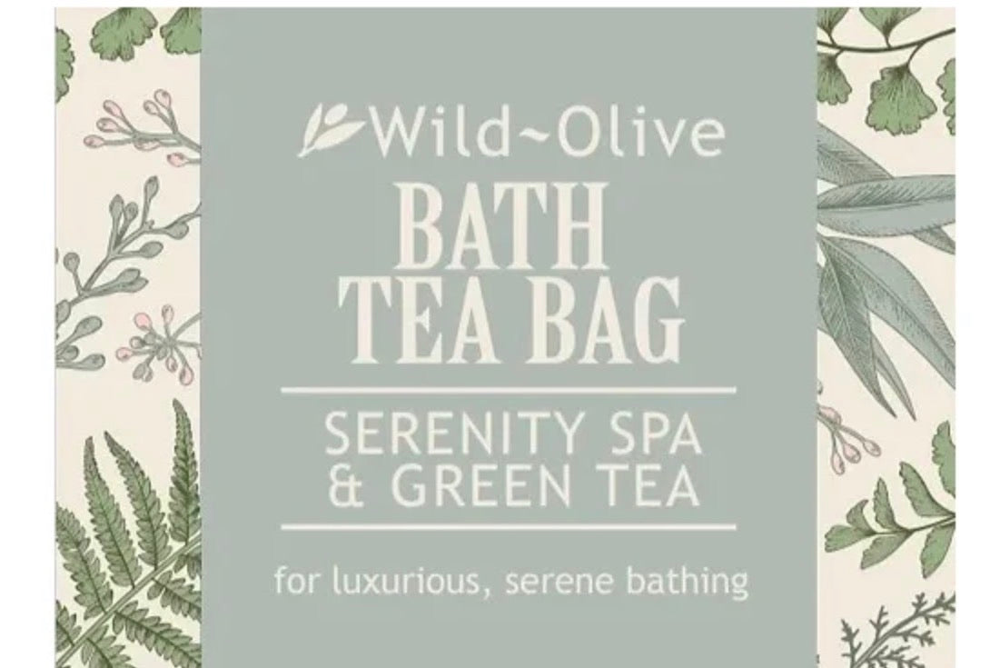 Wild Olive Bath Tea Bag Serenity Spa And Green Tea