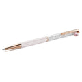 Swarovski Crystalline Ballpoint Pen Heart Pink Pink Lacquered RoseGold Plated