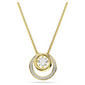 Swarovski Hyperbola Pendent Round Cut White GoldTone Plated