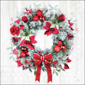 Ambiente Christmas Paper Napkins Blooming Wreath