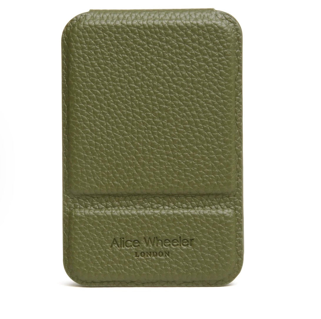 Alice Wheeler Olive - Mini Folding Mirror