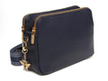 Alice Wheeler Navy - Dual Double Zip Crossbody Bag