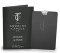 The Country Candle Company Scented Expressions Vetiver & Musk Luxury Fragrance Card