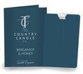 The Country Candle Company Scented Expressions Bergamot & Honey Luxury Fragrance Card