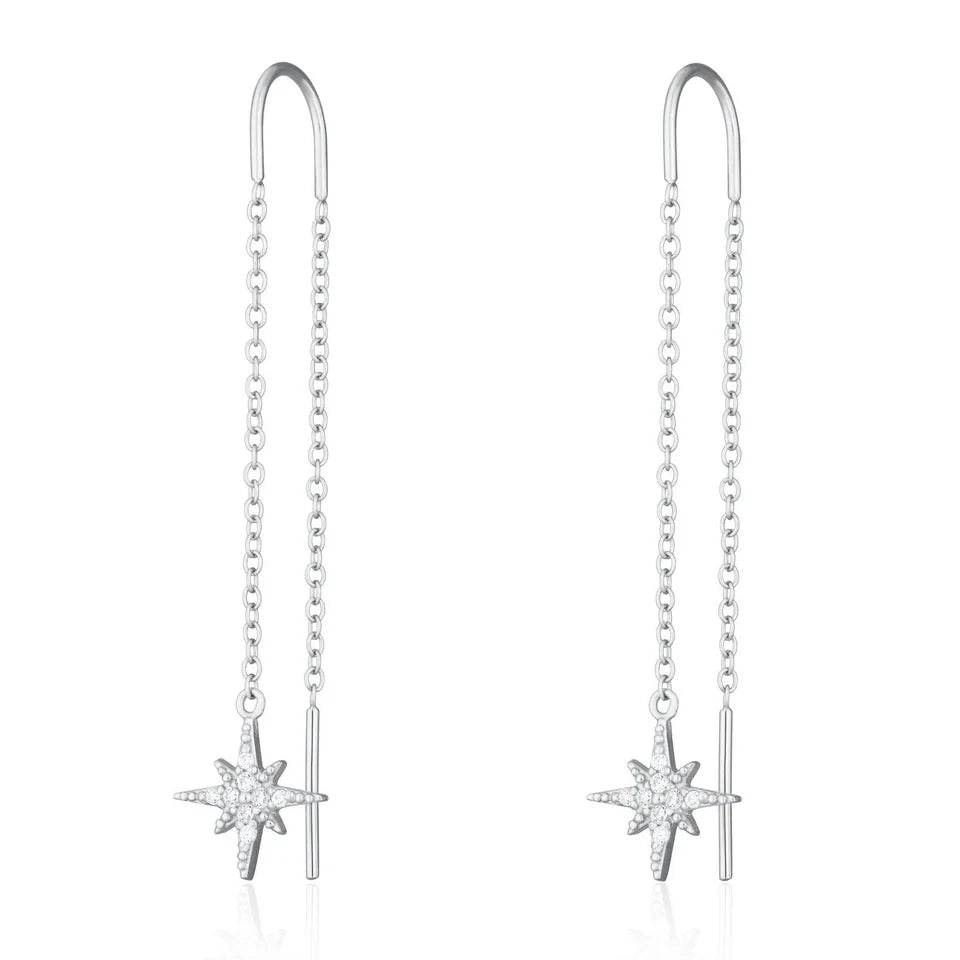 Scream Pretty Threader Earrings Sterling Silver