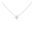 Scream Pretty Starburst Necklace With Slider Clasp Rhodium Plated
