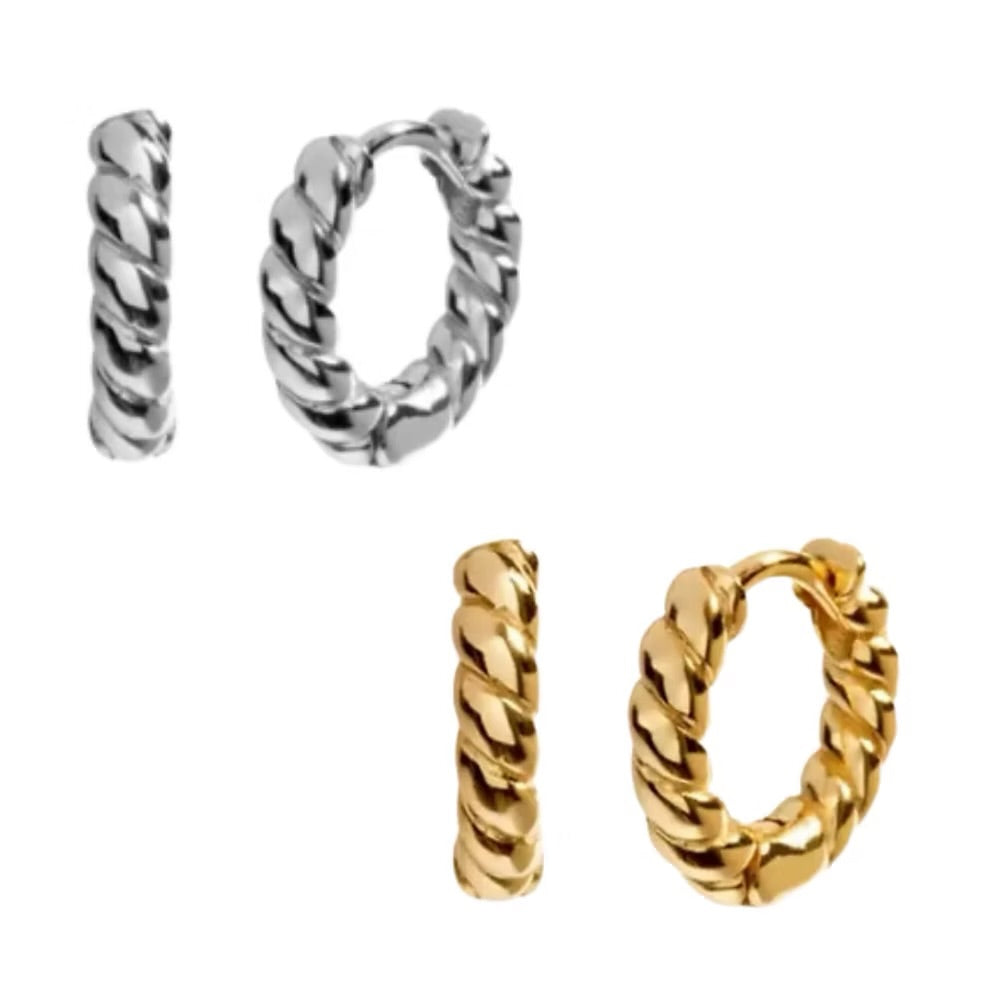 She Is Beautiful Rope Huggies Gold